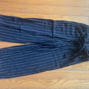 Wilfred Black and White Striped Pants